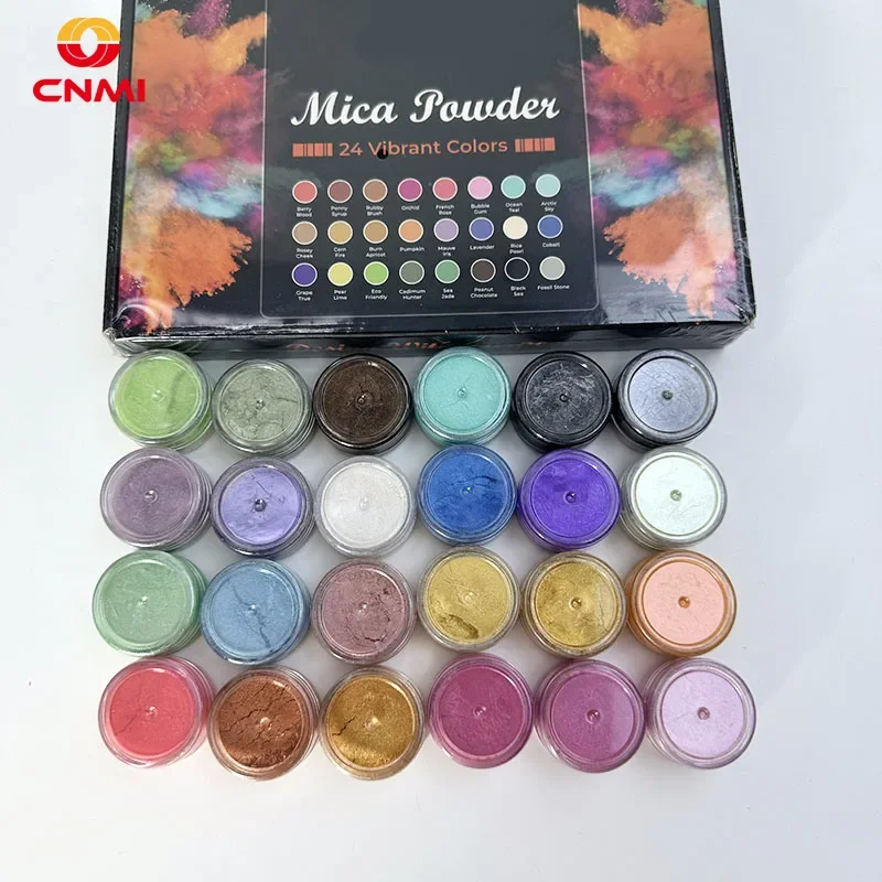 Candle Making Bath - 24 Kolory 6g CNMI Proszek Mika