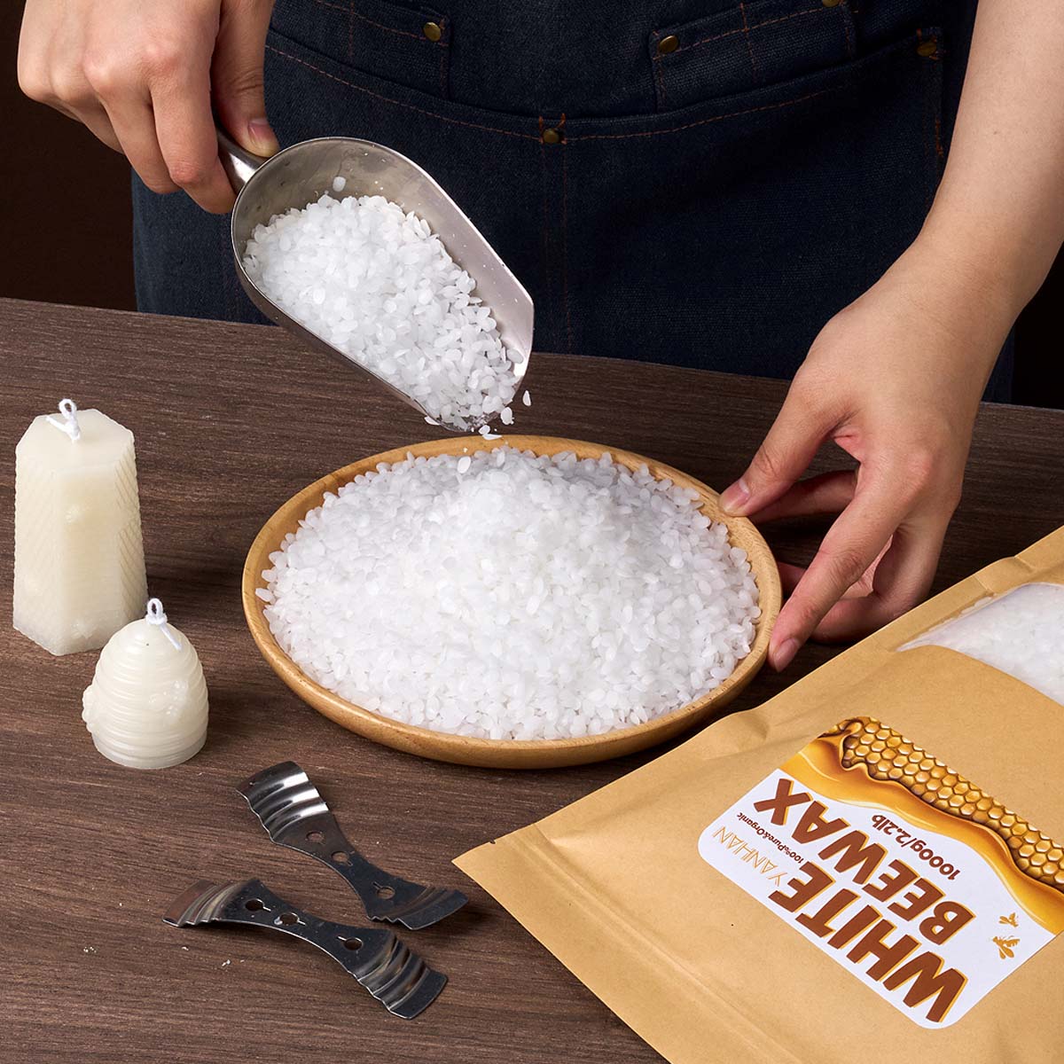 1000g czysty naturalny granulo – Candle Making Kit Beeswax recenzja i cena