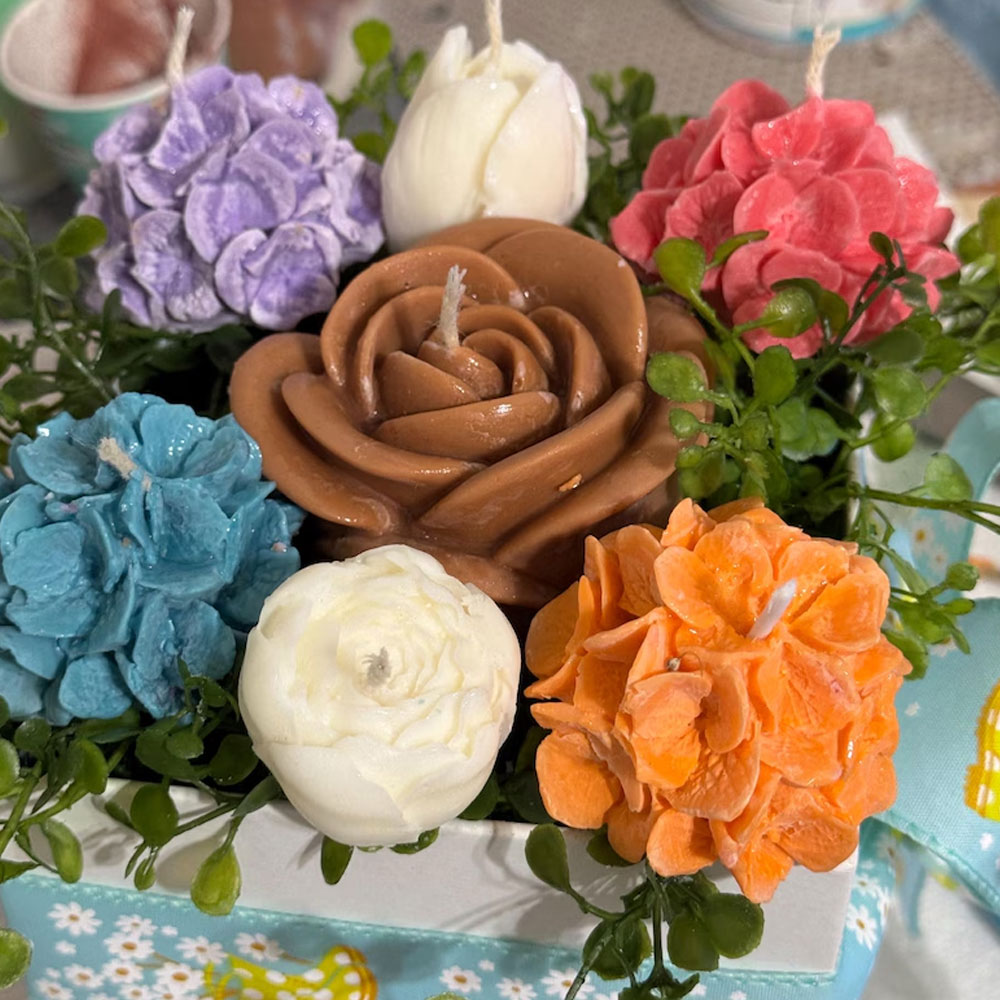 Róża Tulipan Silikonowa Forma  – Candle Making Austin recenzja i cena